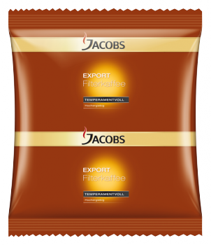 Jacobs Export Temperamentvoll Beutel 55g HY, gemahlen 90x55g